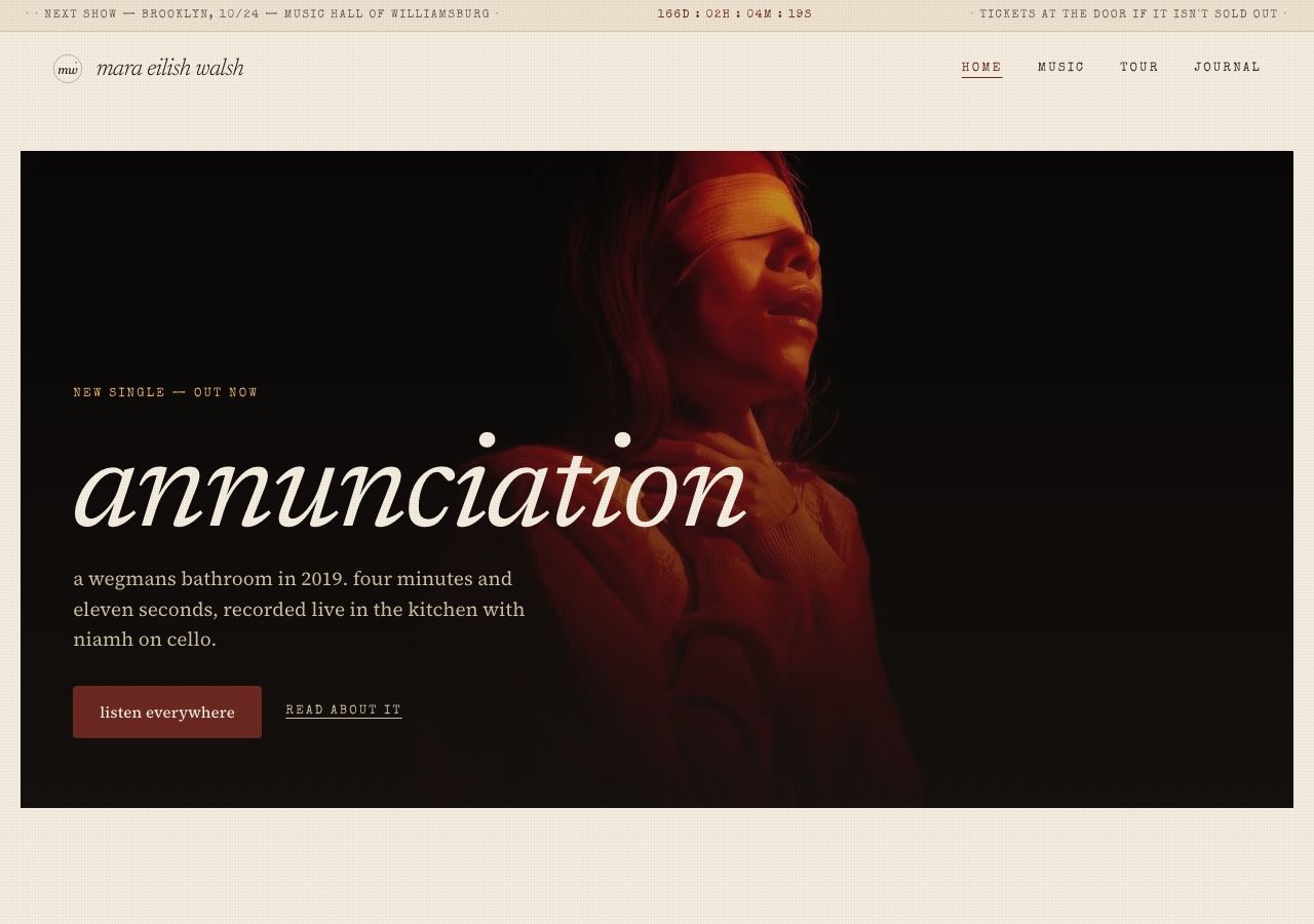 Mara Eilish Walsh website